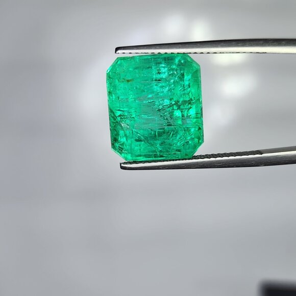 Emerald natural origin Afghanistan panjsher 16.710ct - Picture 7 of 14